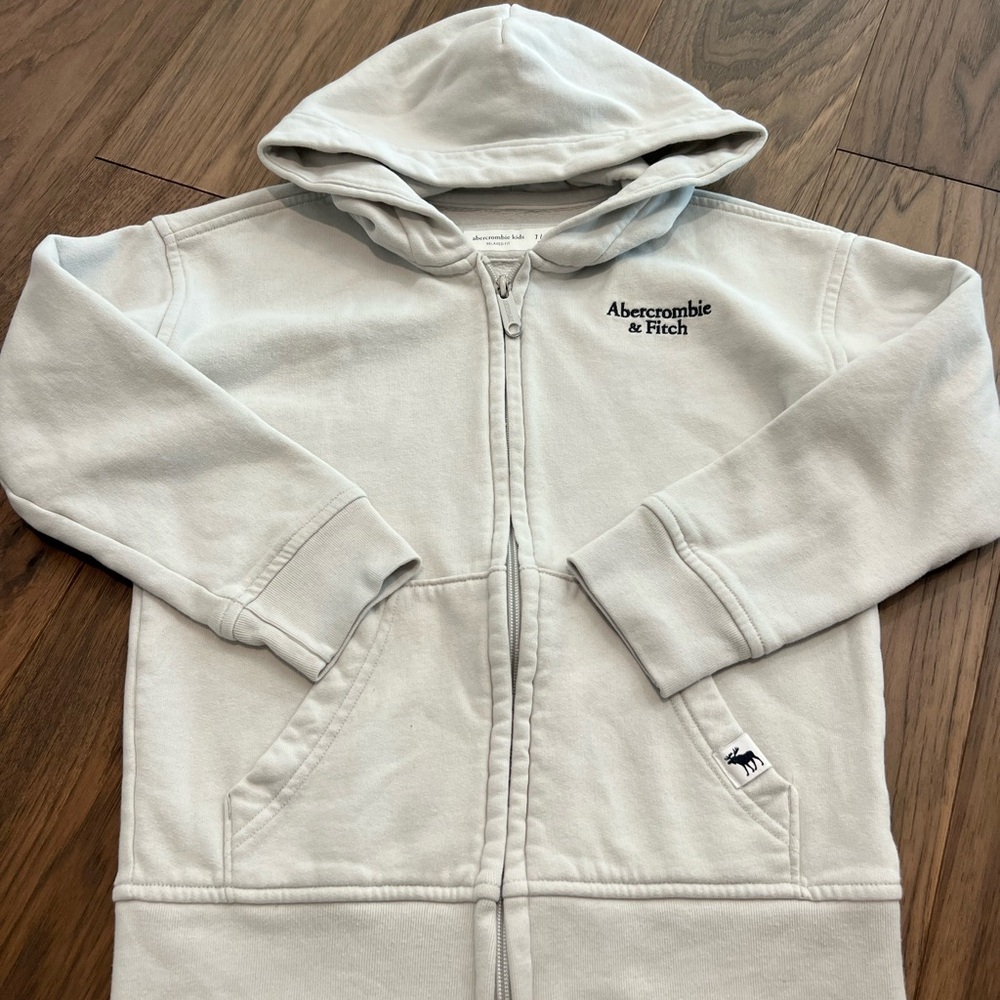 Abercrombie Kids Full Zip Hooded Sweatshirt Kids 7/8